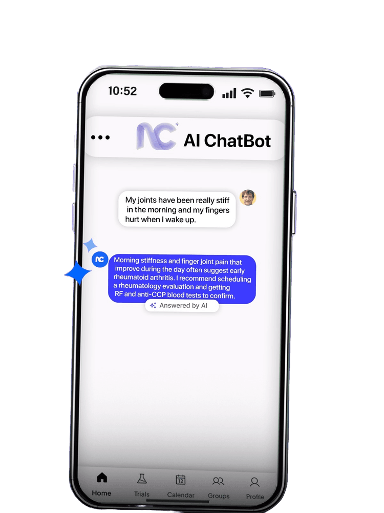 Nxtcure app — AI care assistant